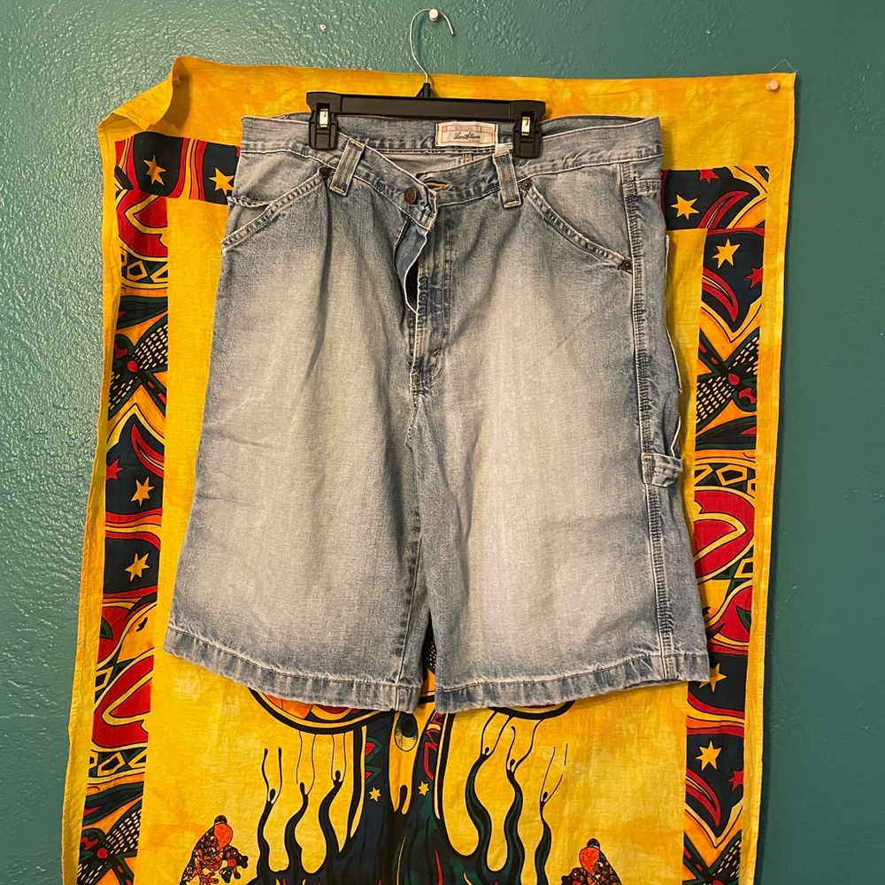 Levi baggy denim shorts